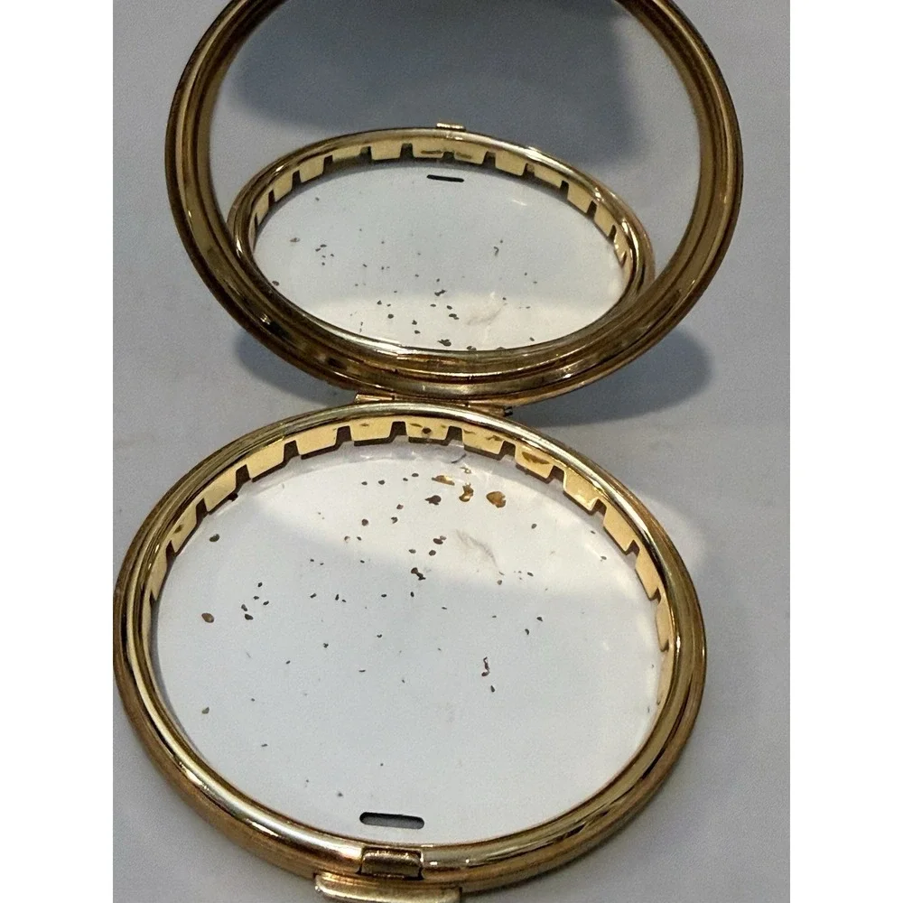 VTG Stratton RAFA Powder Compact Black Enamel Royal Air Force Sweetheart England